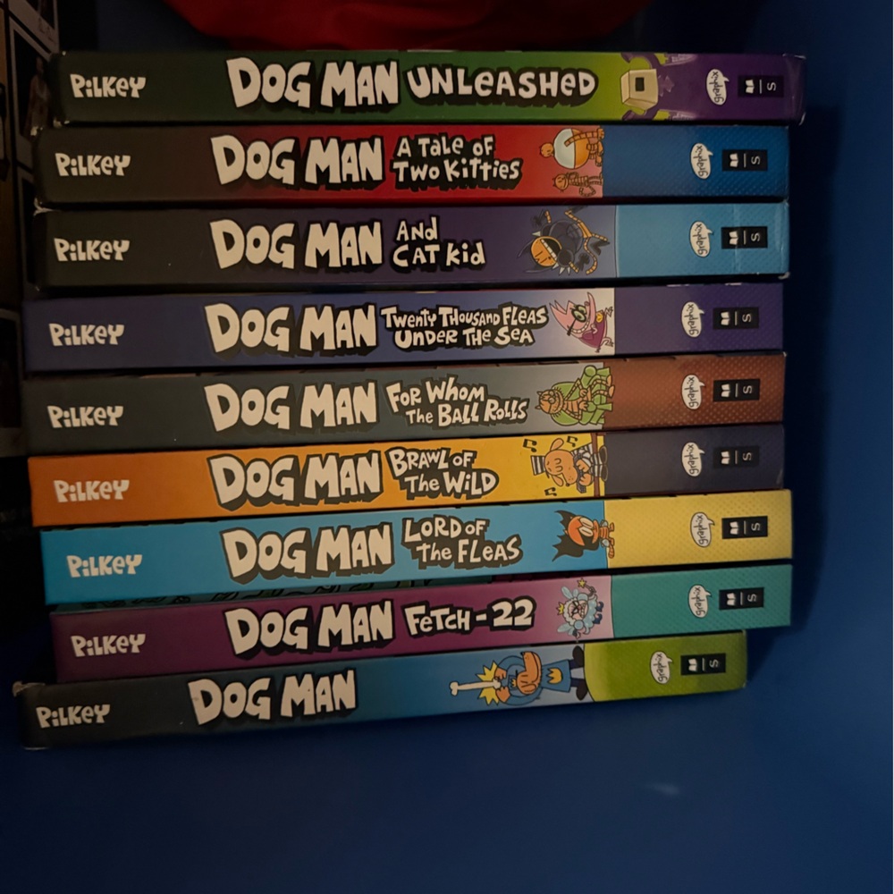 Dog man book lot